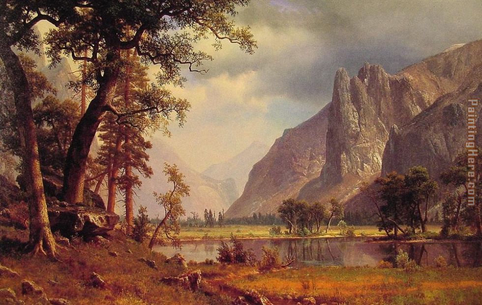Yosemite Valley painting - Albert Bierstadt Yosemite Valley art painting